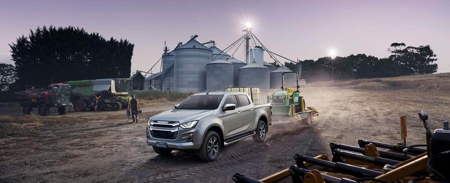 Isuzu D-MAX Zaťaženie prívesu Ťahač Užitočné zaťaženie Single Cab